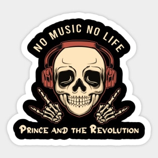 No music no life prince and the revolution Sticker